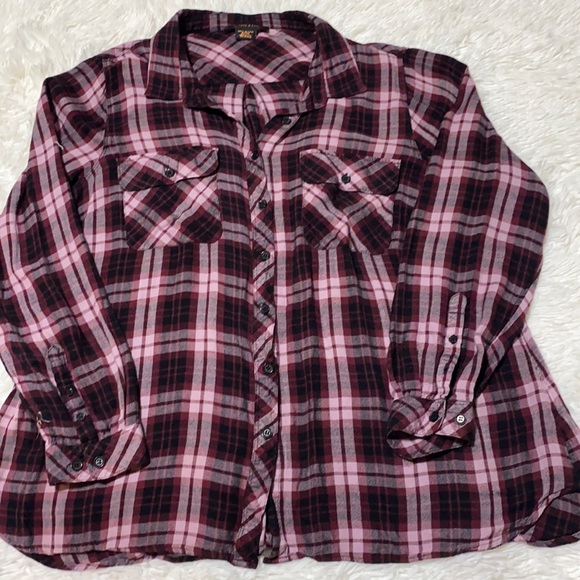 Love and Legend Plaid Button Down Shirt - Picture 1 of 4